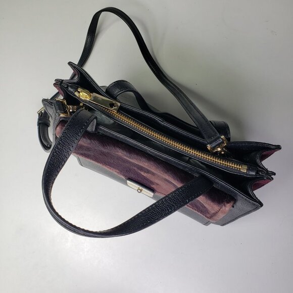 Kate Spade Zarinah Hyde Place Black Leather Handbag Shoulder Bag‎ Purse - Picture 7 of 13